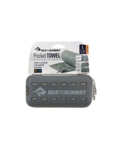 Sea to Summit Pocket Towel L grau