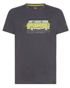 La Sportiva Van T-Shirt Carbon/Kiwi Gr.L